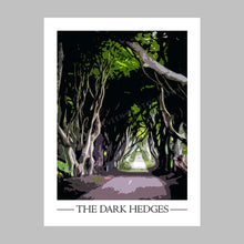 Load image into Gallery viewer, Dark Hedges Vintage Style Poster