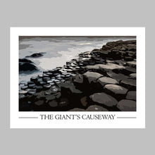 Load image into Gallery viewer, The Giant's Causeway Vintage Style Poster