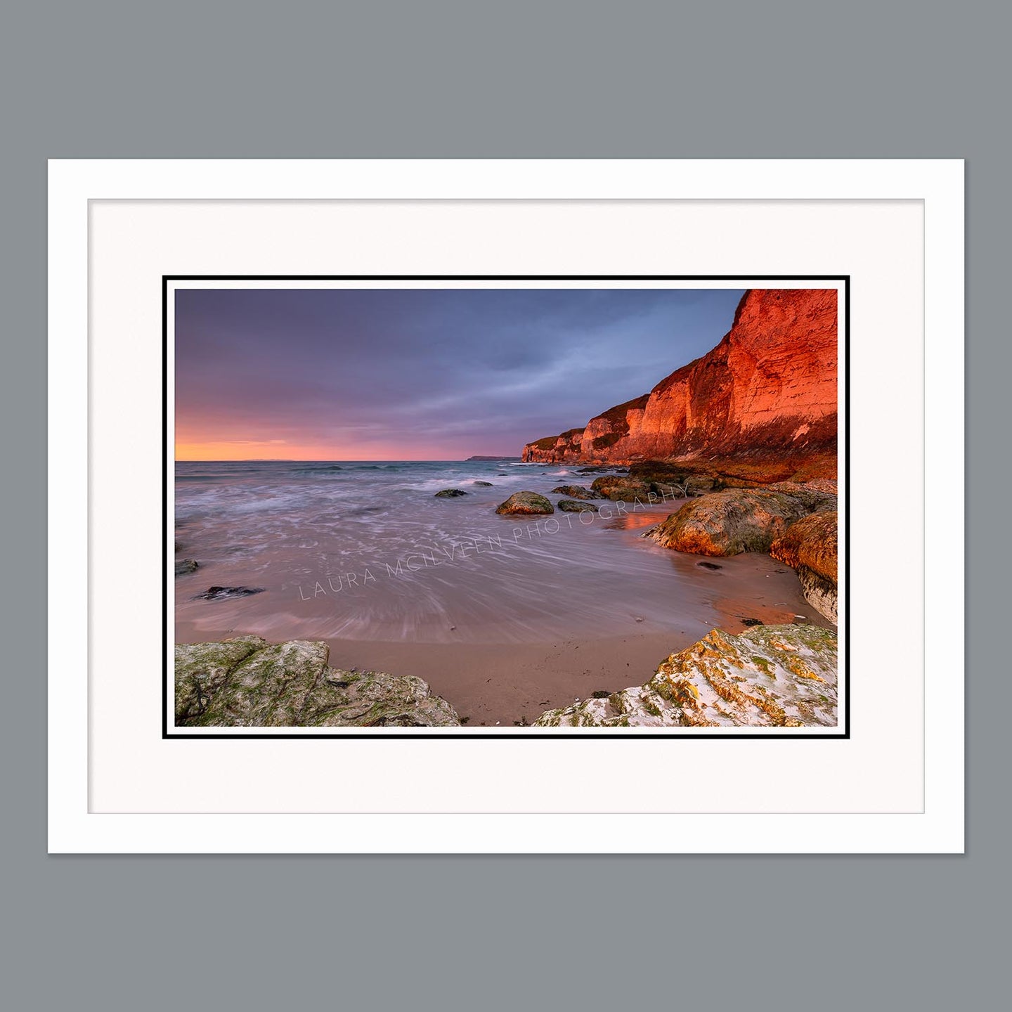 'Sunset on the rocks' - Whiterocks Beach, Portrush