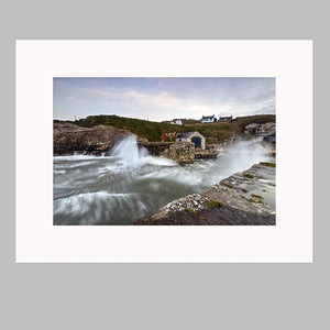 'A storm is coming' - Ballintoy Harbour