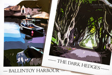 Load image into Gallery viewer, Ballintoy Harbour Vintage Style Poster
