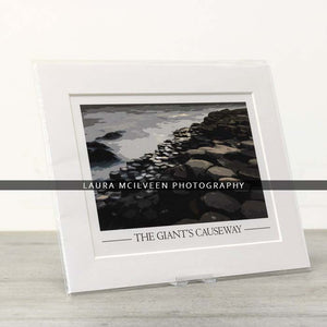 The Giant's Causeway Vintage Style Poster