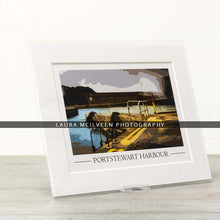 Load image into Gallery viewer, Portstewart Harbour Vintage Style Poster
