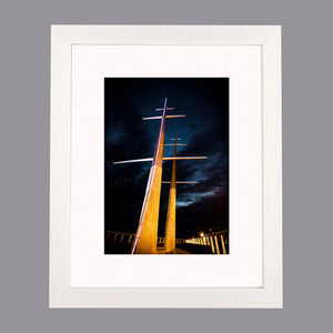 'Portrush Sails', Small Print Framed