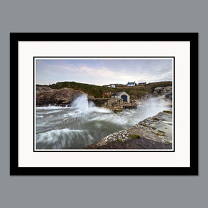 'A storm is coming' - Ballintoy Harbour Print
