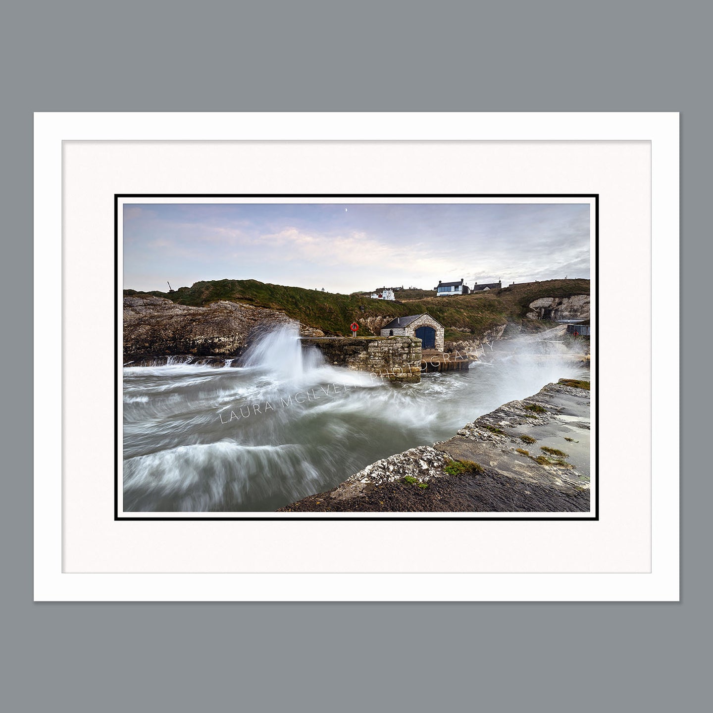 'A storm is coming' - Ballintoy Harbour Print
