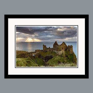 'Dunluce Cloud Sunburst' - Dunluce Castle, Bushmills