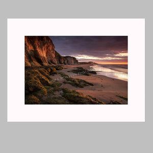 'Sunkissed cliffs', Whiterocks Beach Portrush
